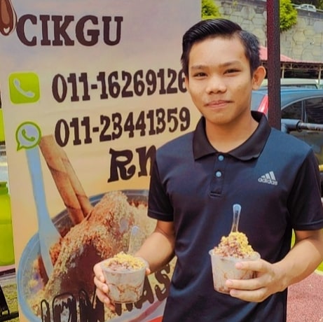Laksa Telur Goyang & Milo Kepal Ketagih