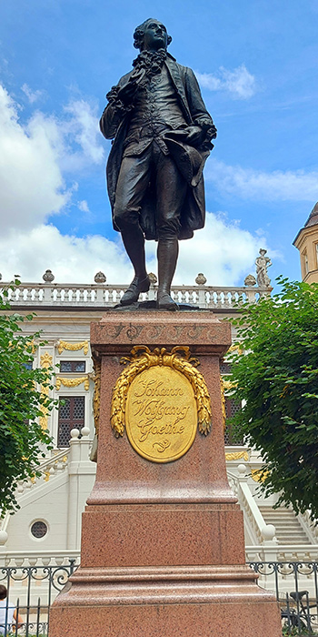 Statue of Johann Wolfgang von Goethe
