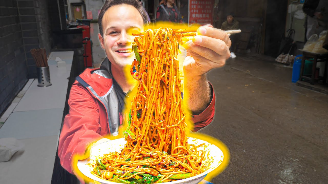 Wanza Mian (黄豆面) stall